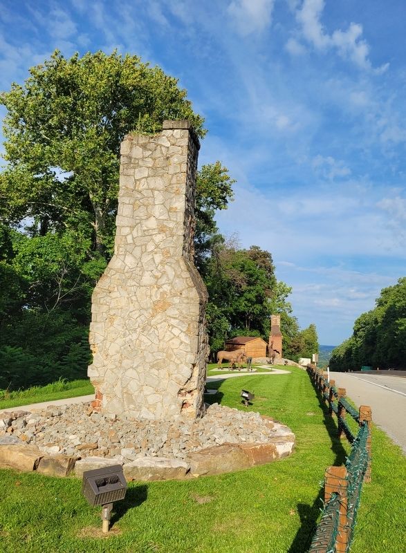 Historic Stone Chimneys image. Click for full size.