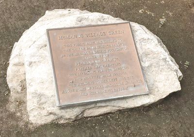 McManus village Green Marker image. Click for full size.