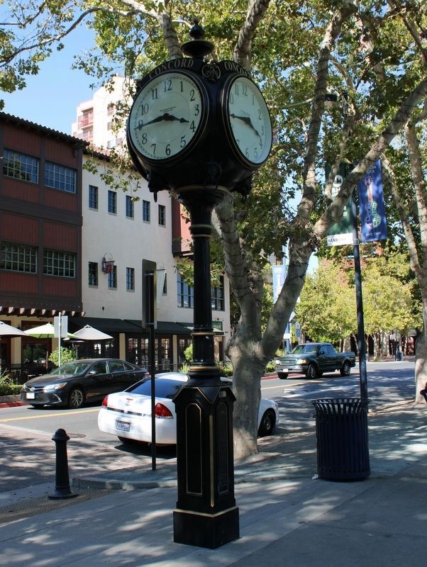 Centennial Clock at Todos Santos Plaza image. Click for full size.