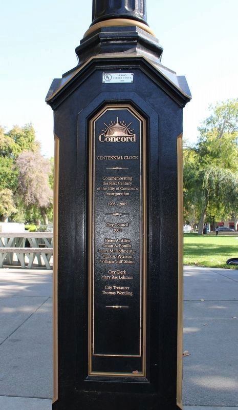 Centennial Clock Plaque image. Click for full size.