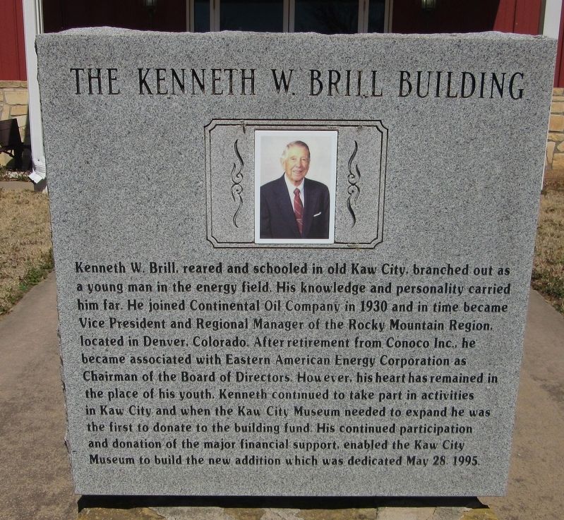 The Kenneth W. Brill Building Marker image. Click for full size.