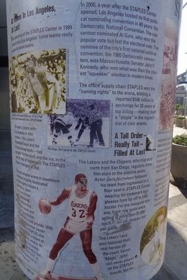 Staples Center Marker image. Click for full size.