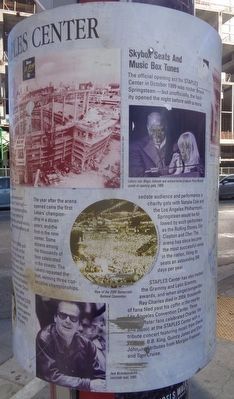 Staples Center Marker image. Click for full size.