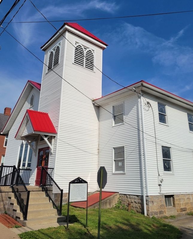 First Christian Church Marker image. Click for full size.
