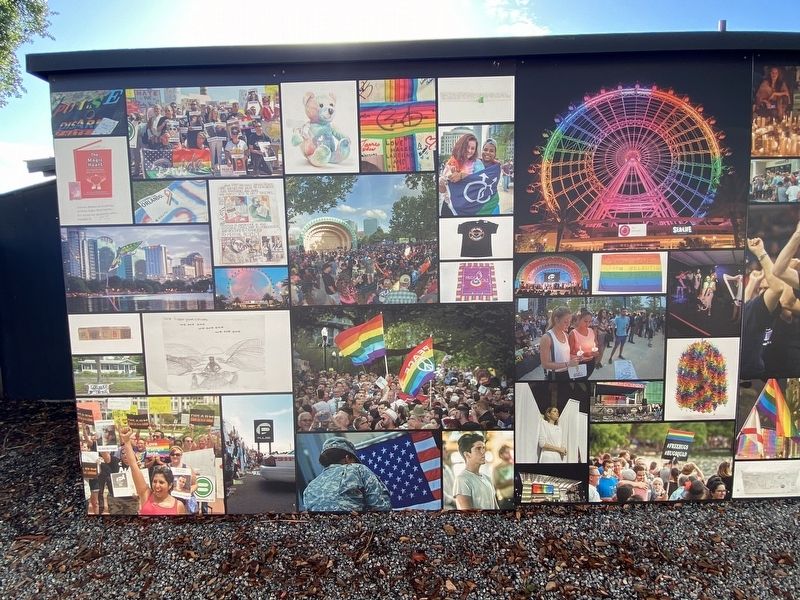Pulse Memorial wall with tributes image. Click for full size.