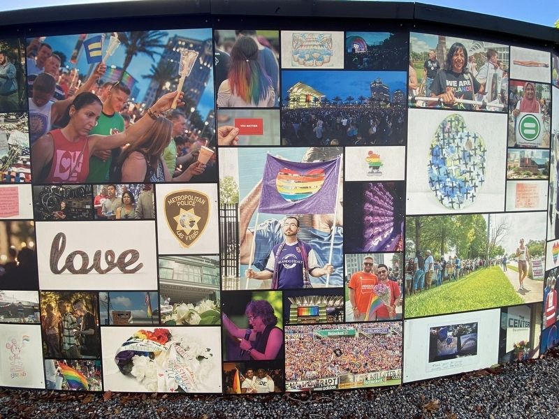 Pulse Memorial wall with tributes image. Click for full size.
