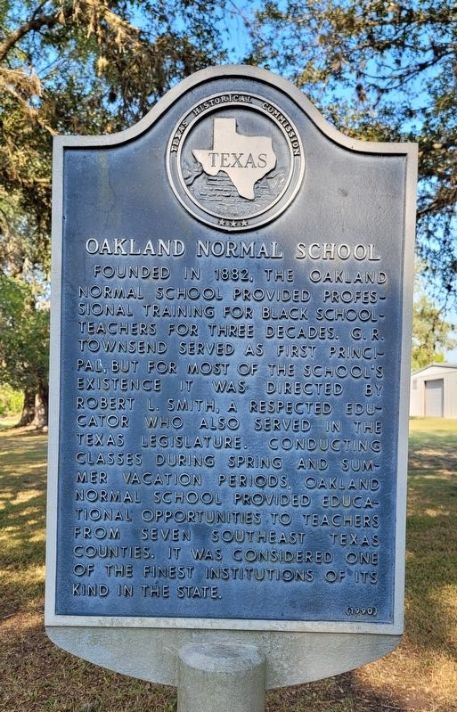 Oakland Normal School Marker image. Click for full size.