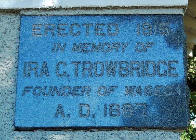 Trowbridge Park Bandstand Cornerstone image. Click for full size.