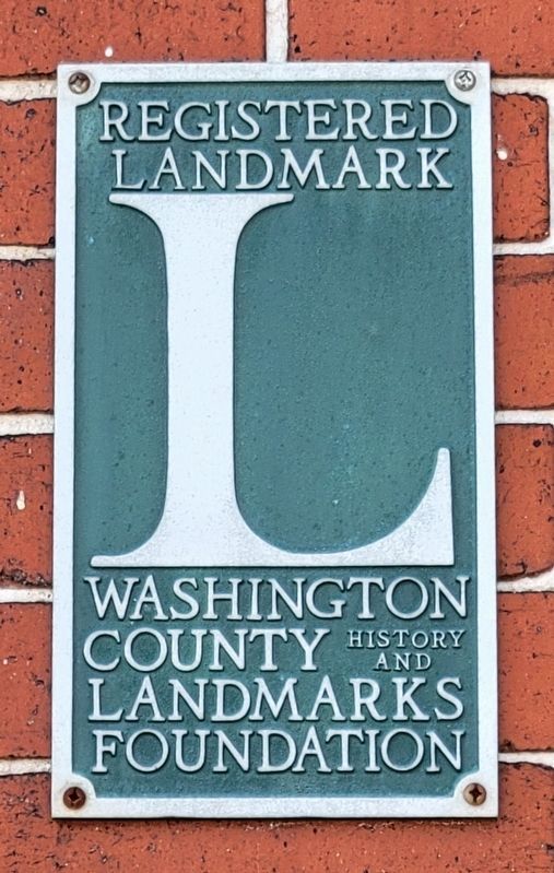 Washington County History and Landmarks Foundation Marker at This Location image. Click for full size.