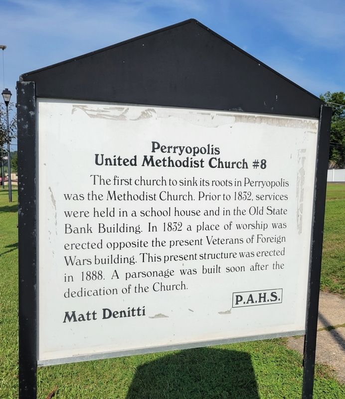 Perryopolis United Methodist Church Marker image. Click for full size.