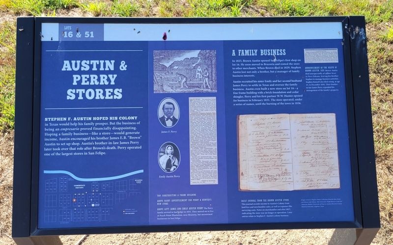 Austin & Perry Stores Marker image. Click for full size.