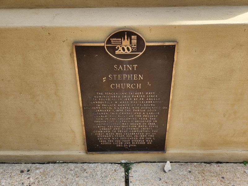 St. Stephen Church Marker image. Click for full size.