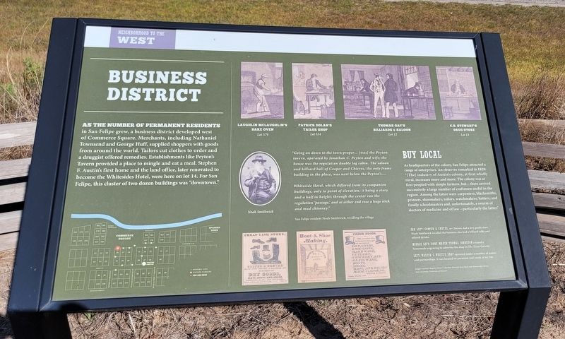 Business District Marker image. Click for full size.