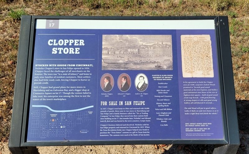 Clopper Store Marker image. Click for full size.