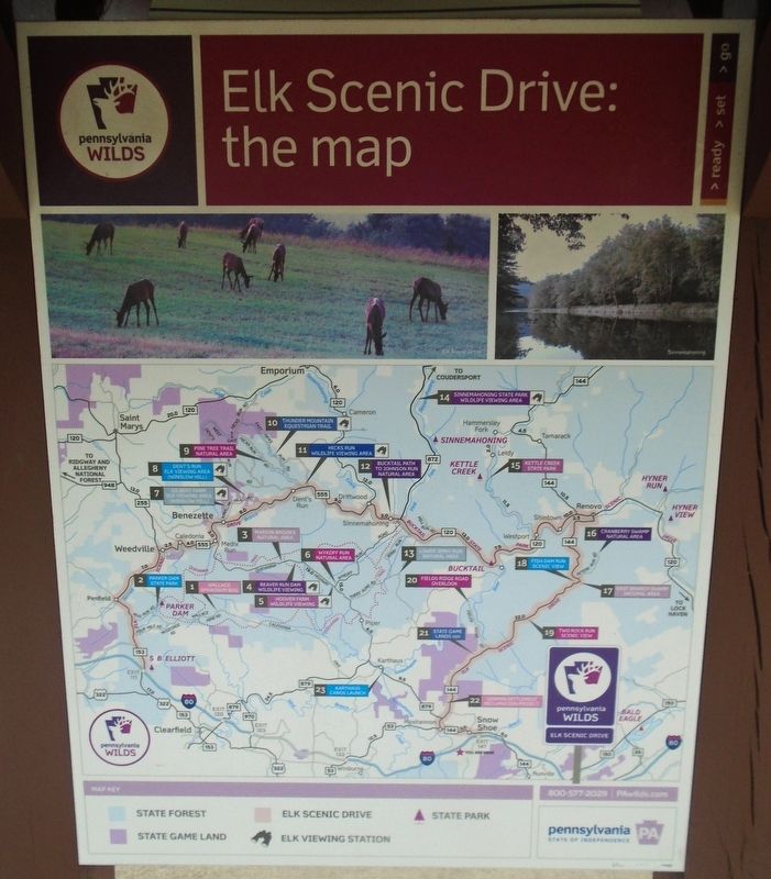 Discover Elk Scenic Drive Map Marker image. Click for full size.