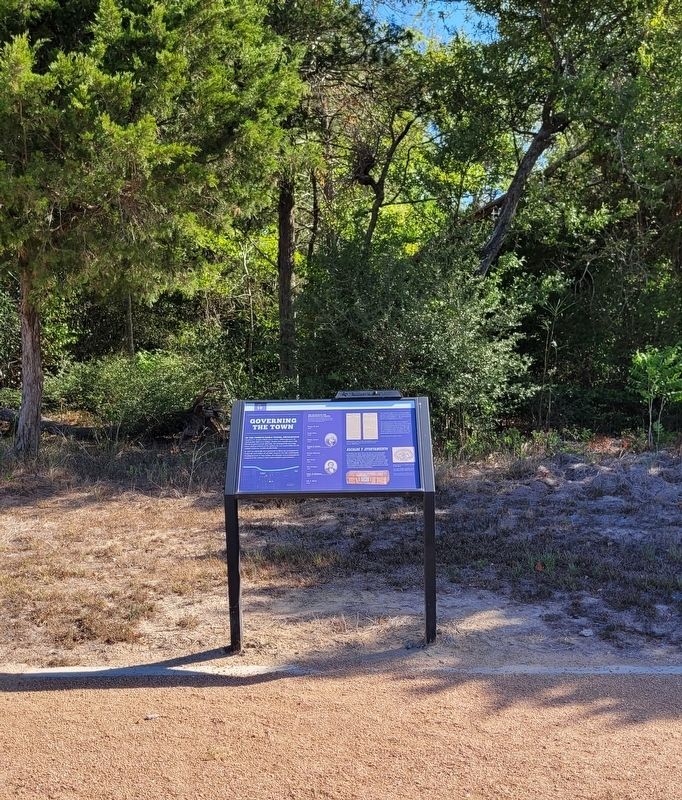 Governing the Town Marker image. Click for full size.