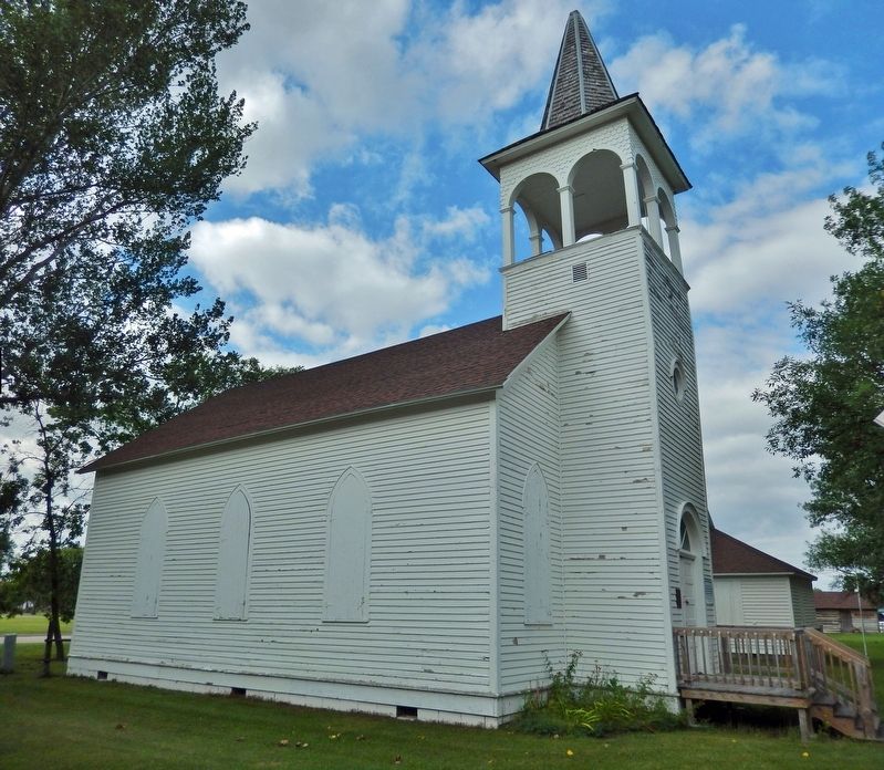 Alma Lutheran Church (<i>southeast elevation</i>) image. Click for full size.