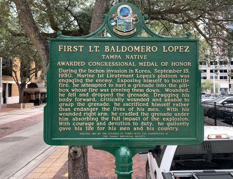 First Lt. Baldomero Lopez Marker image. Click for full size.