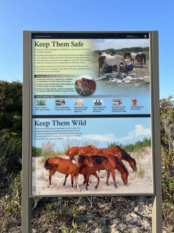 Keep Them Safe / Keep Them Wild Marker image. Click for full size.