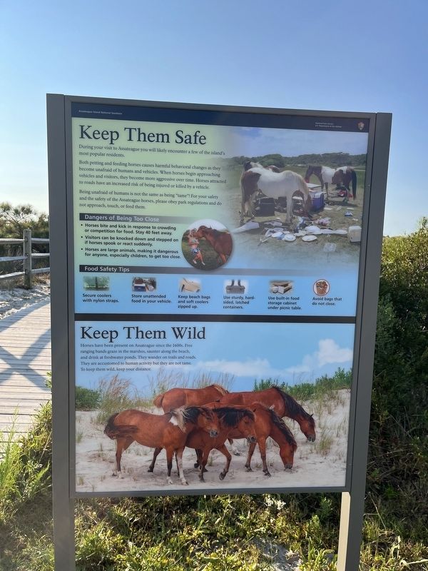 Keep Them Safe / Keep Them Wild Marker image. Click for full size.