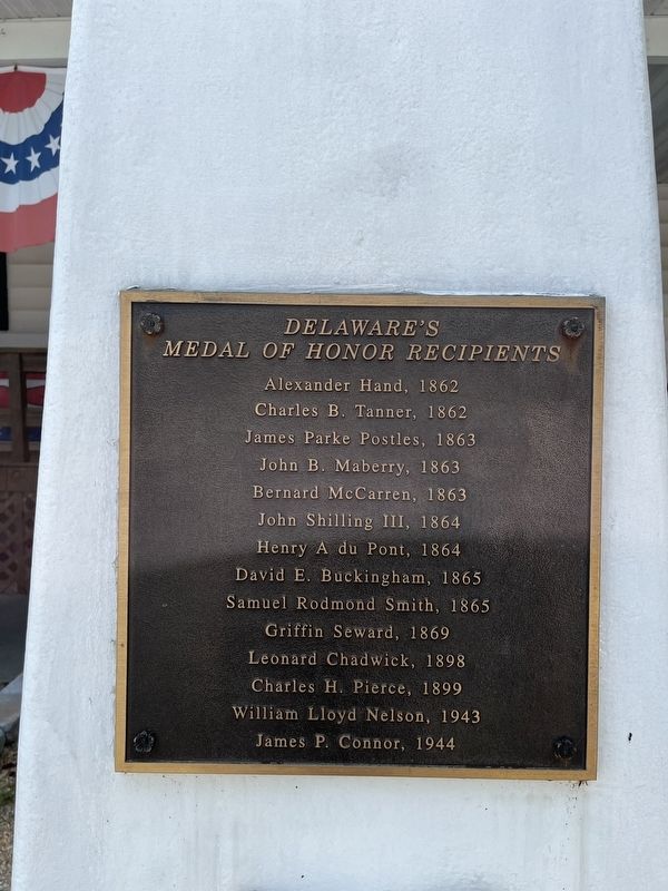 Delaware's Medal of Honor Recipients Marker image. Click for full size.