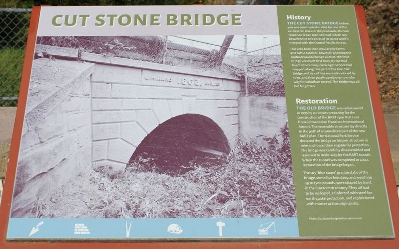 Cut Stone Bridge Marker image. Click for full size.