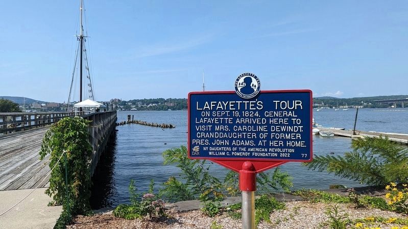 Lafayette's Tour Marker image. Click for full size.