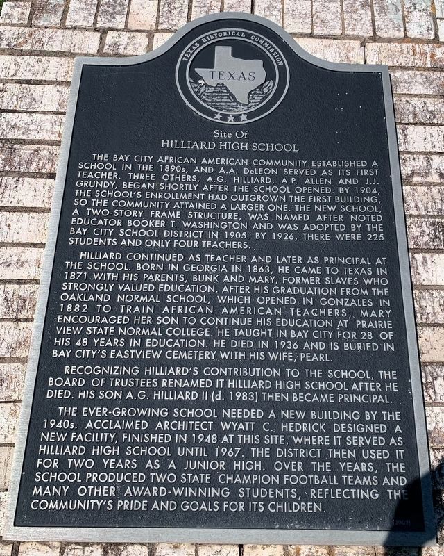 Site of Hilliard High School Marker image. Click for full size.