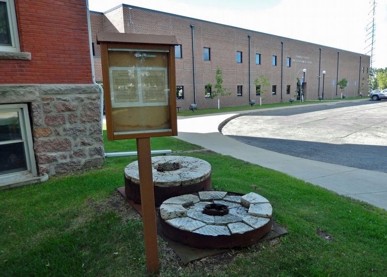 Rice Flour Mill Grindstones Marker. Click for full size. Rice Flour Mill Grindstones Marker image. Click for full size.