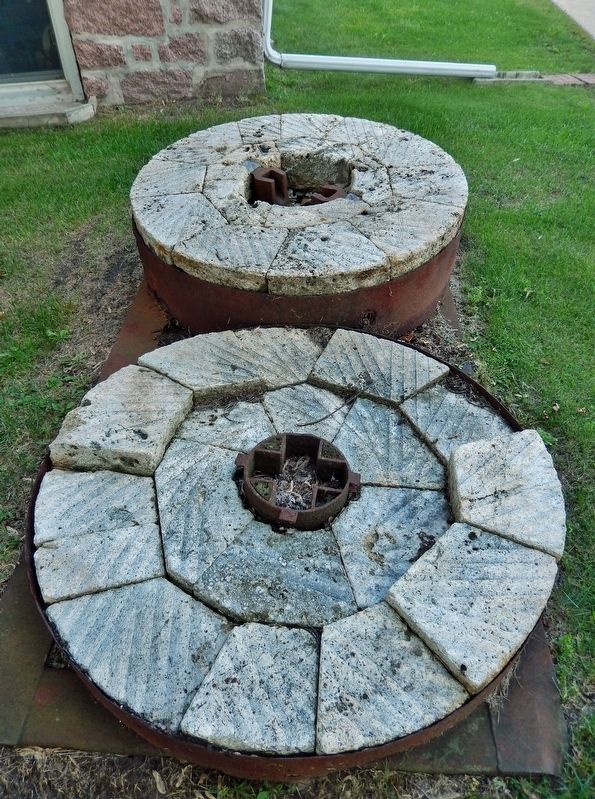 Rice Flour Mill Grindstones image. Click for full size.