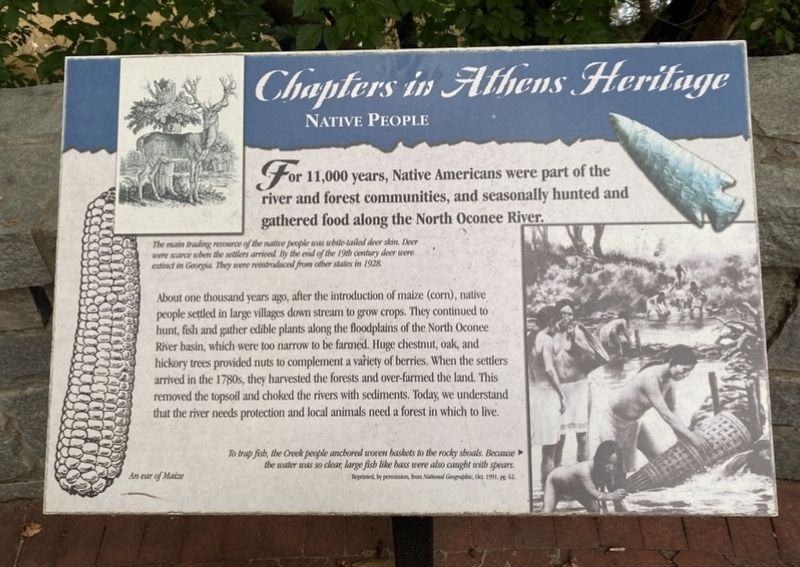 Chapters in Athens Heritage Marker. Click for full size. Chapters in Athens Heritage Marker image. Click for full size.