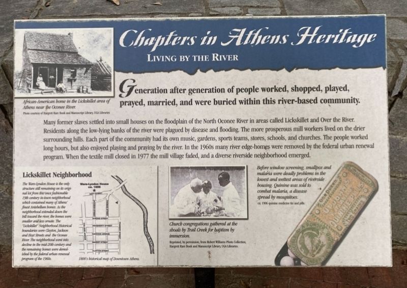 Chapters in Athens Heritage Marker. Click for full size. Chapters in Athens Heritage Marker image. Click for full size.