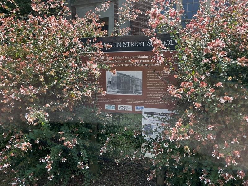 The Franklin Street School Marker image. Click for full size.