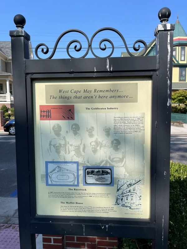West Cape May Remembers side of the marker image. Click for full size.