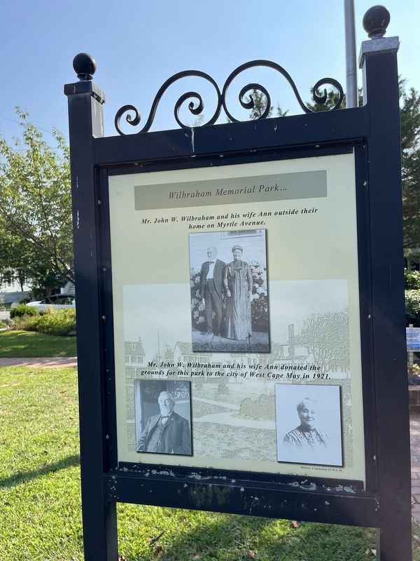 Wilbraham Memorial Park side of the marker image. Click for full size.
