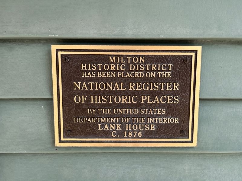 Lank House Marker. Click for full size. Lank House Marker image. Click for full size.