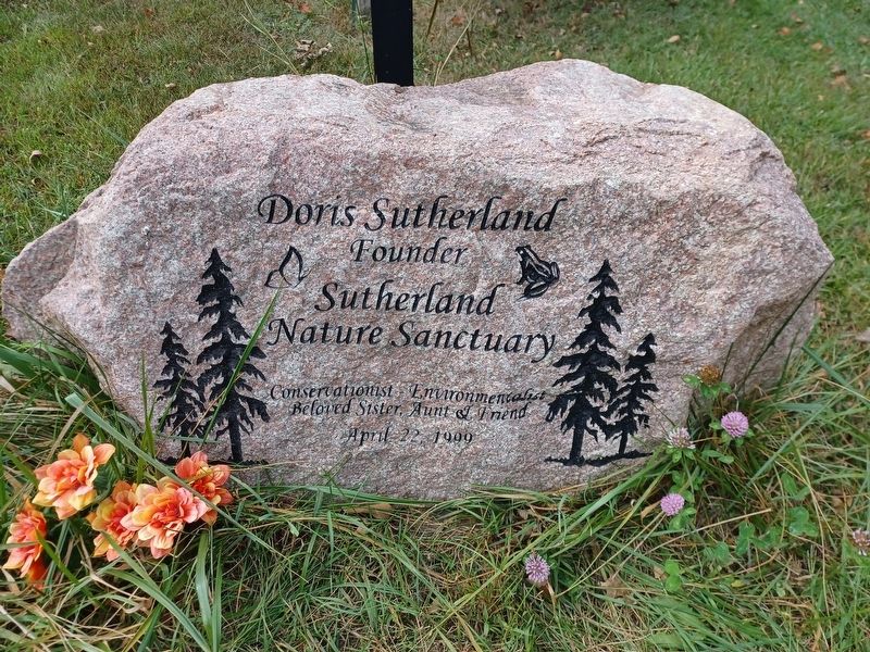 Doris Sutherland Memorial Marker image. Click for full size.