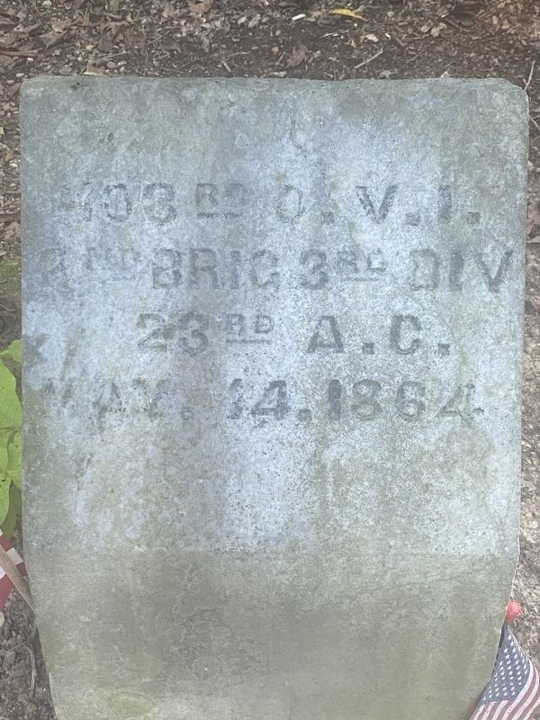 103rd O.V.I. Marker image. Click for full size.