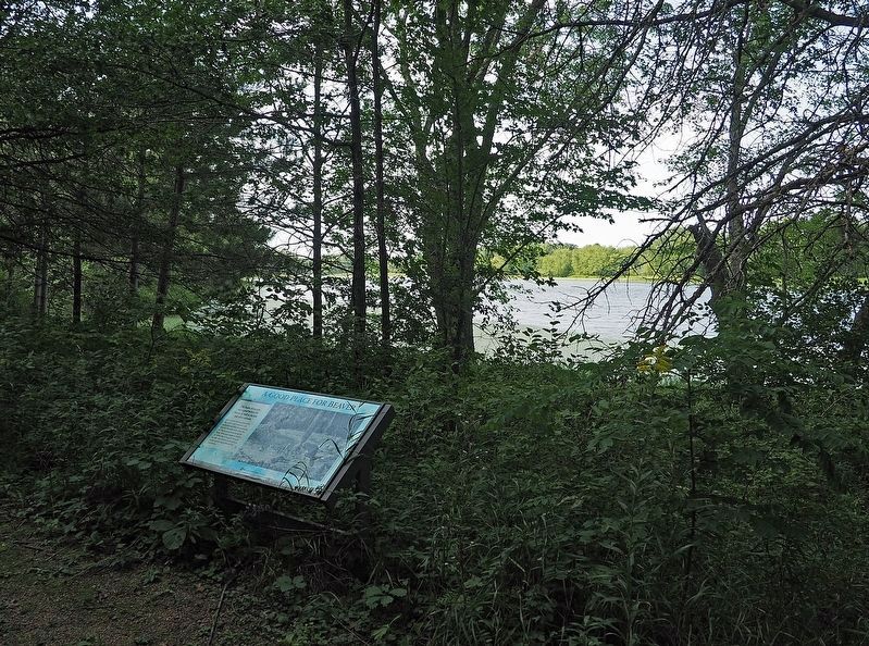 A Good Place for Beaver Marker along the Snake River Trail at the Snake River Fur Post image. Click for full size.
