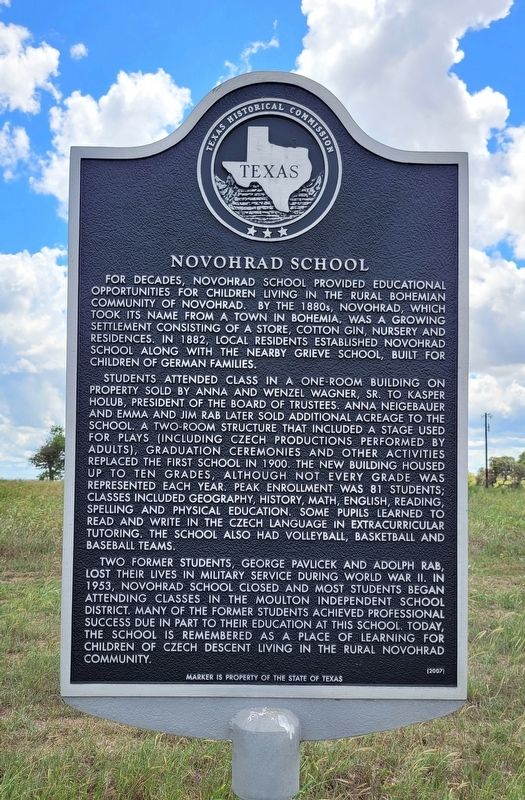 Novohrad School Marker image. Click for full size.