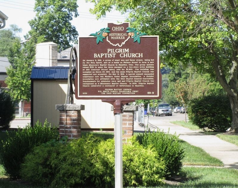 Pilgrim Baptist Church Marker. Click for full size. Pilgrim Baptist Church Marker image. Click for full size.