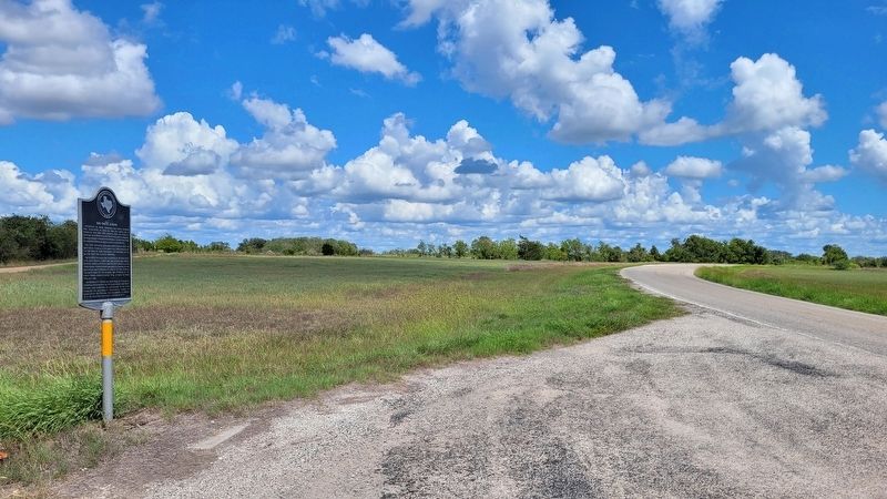 The view of the Site of Oak Grove School Marker from the highway. Click for full size. The view of the Site of Oak Grove School Marker from the highway image. Click for full size.