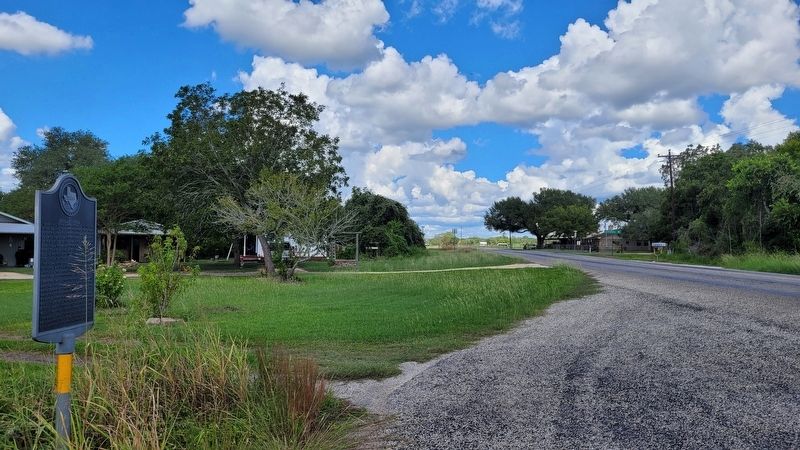 The view of the Site of Breslau School Marker from the highway image. Click for full size.