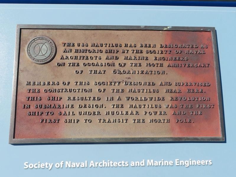 USS Nautilus Marker. Click for full size. USS Nautilus Marker image. Click for full size.
