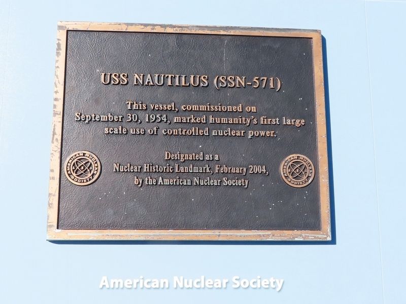 USS Nautilus (SSN571) Marker image. Click for full size.