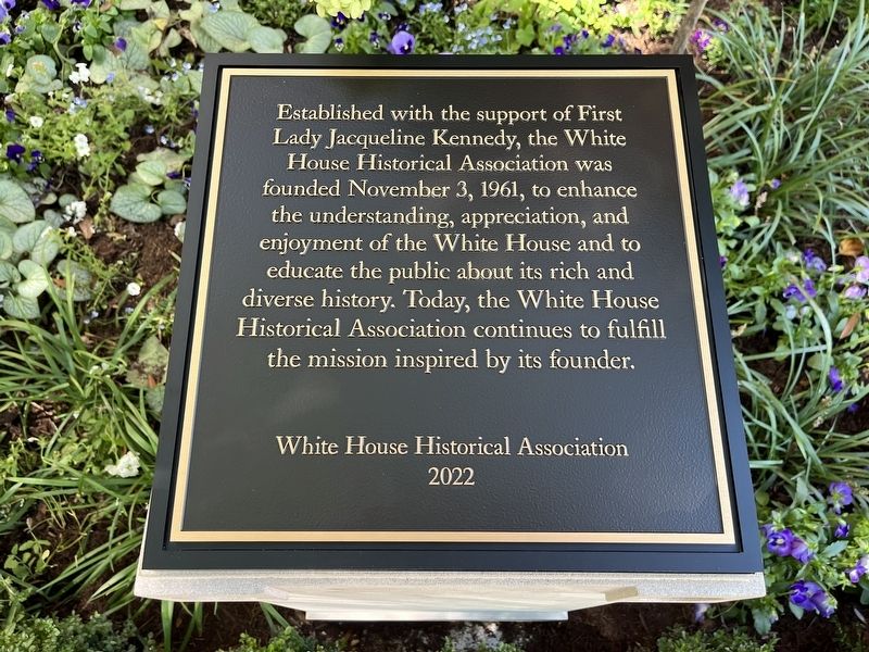 White House Historical Association Marker image. Click for full size.