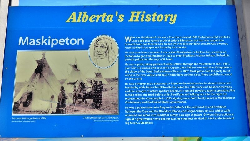 Maskipeton Marker. Click for full size. Maskipeton Marker image. Click for full size.