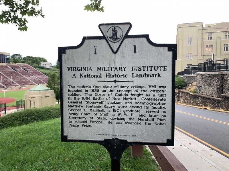 Virginia Military Institute Marker image. Click for full size.