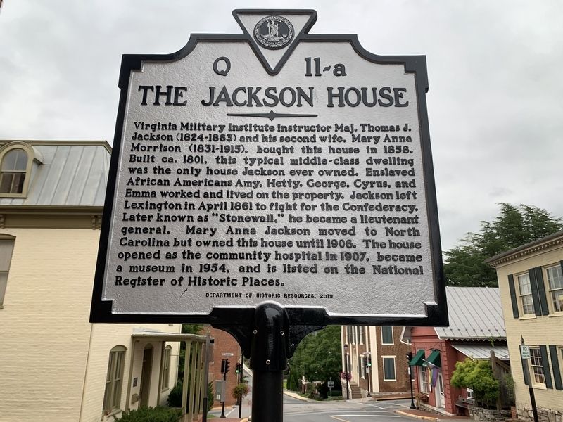 The Jackson House Marker image. Click for full size.