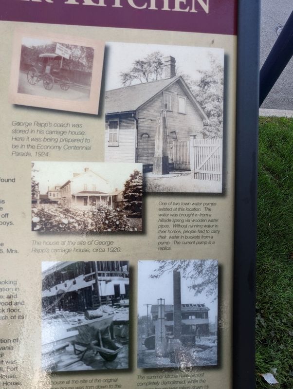 Carriage House and Summer Kitchen Marker image. Click for full size.